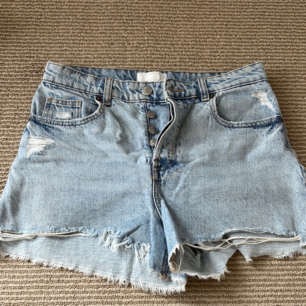 Denim Distressed Women's Shorts